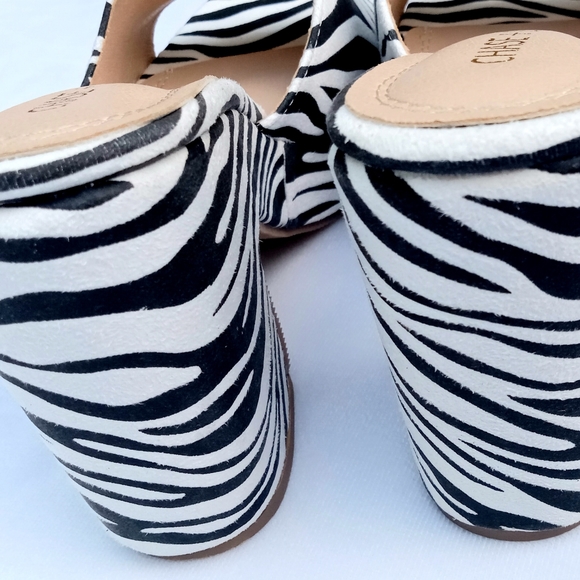 Zebra Platform Stack Heel - Picture 7 of 7